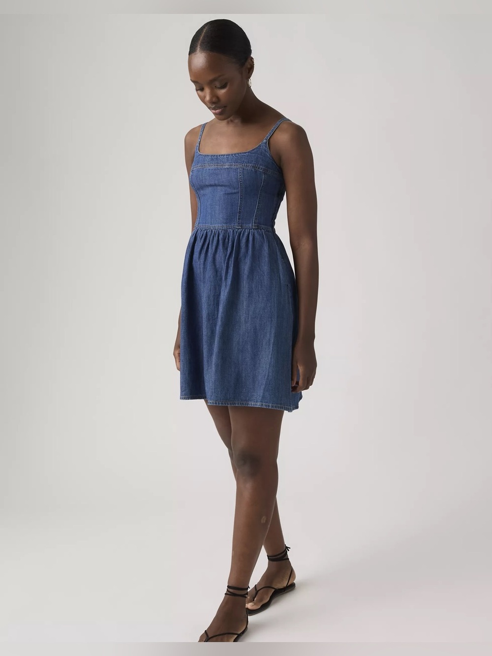 Levi’s JADINE DENIM MINI LIGHTWEIGHT DRESS - Small